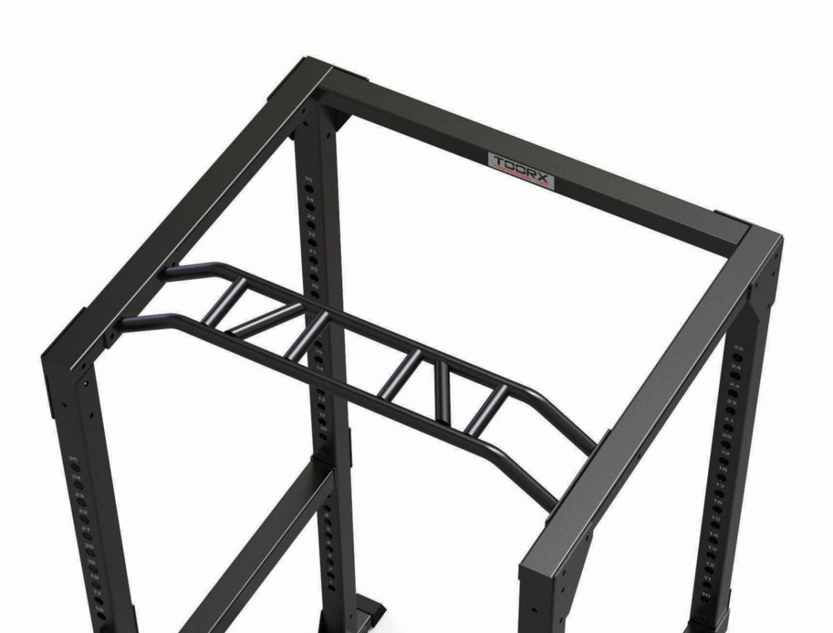 Power rack stazione d'allenamento con traliccio multipresa superiore