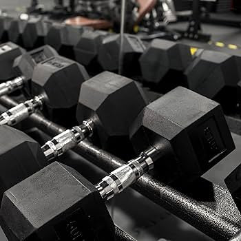 Set Manubri Esagonali Gommati da 2,5 Kg a 50 KG- 16 paia – Peso Totale 730 Kg
