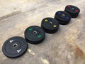 Set di Dischi Olimpici Gommati Hi-Temp Bumper 150KG/10 Pezzi