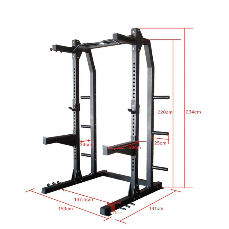 Half Power Rack Black