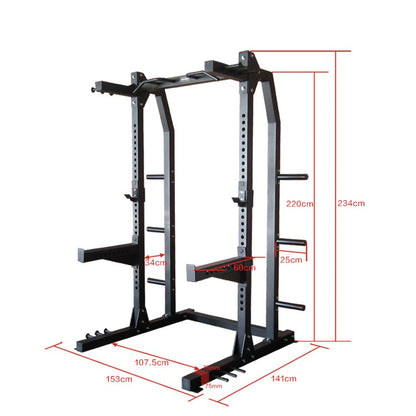 Half Power Rack Black