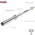 Bilanciere Olimpico Competizione 220 cm carico da 450 a 1000 kg
