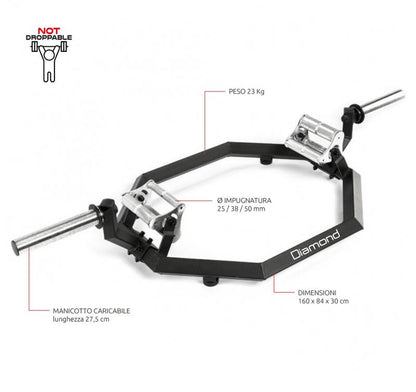 Bilanciere Olimpionico Esagonale SHRUG BAR