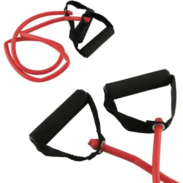 Tubo elastico con maniglie Light Rosso
